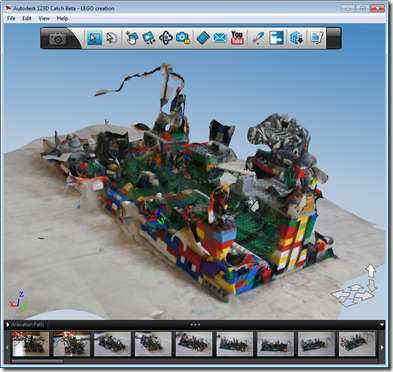 123D Catch on the desktop