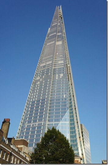 The Shard from below