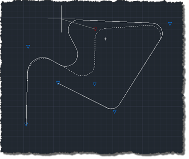 With an overruled grip in action