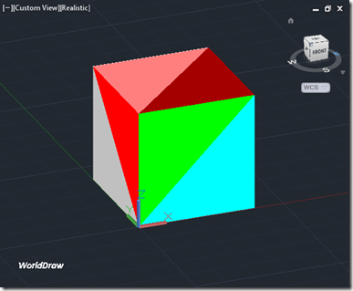 I
n a shaded visual style