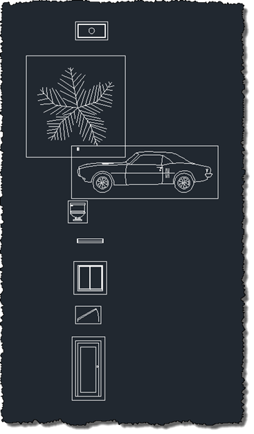 Rectangular boundaries around geometry