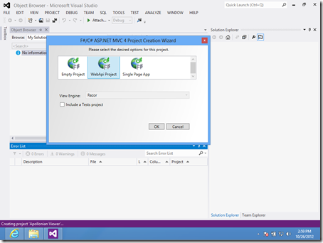 The template in action