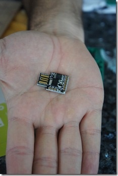 The Digispark - it's really tiny