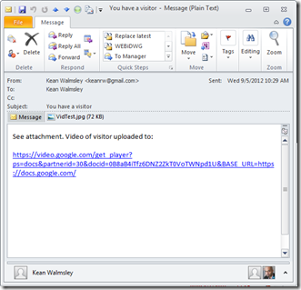 Test email with attachment