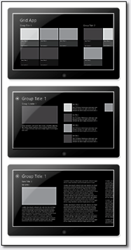 Grid View project template