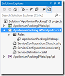 New deployment project in our solution