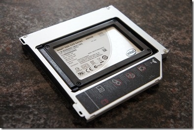 SSD in MacBook Pro caddy