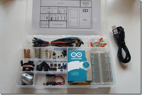 The contents of the kit