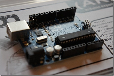 The contained Arduino Uno R3