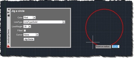 Jigging a circle using JavaScript