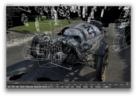 FBX Viewer showing the M3W FBX