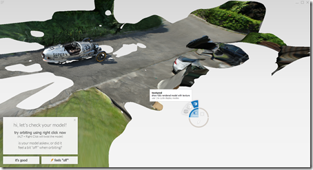 Initial scene in Project Memento