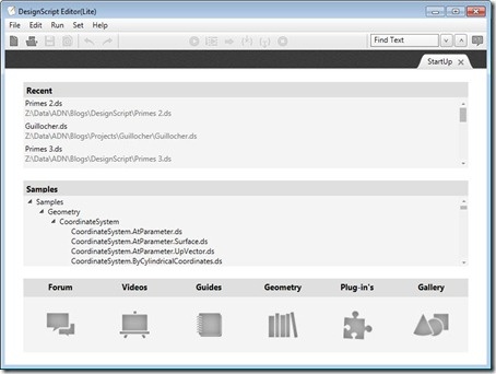 DesignScript Editor - Lite