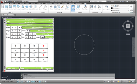 Transformer app in AutoCAD 2014