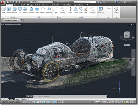 The RCS file inside AutoCAD 2014