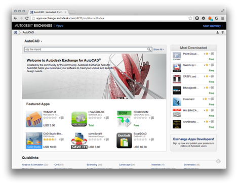Autodesk Exchange Apps for AutoCAD