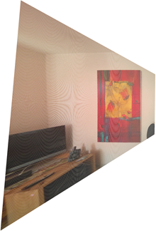 The straightened painting