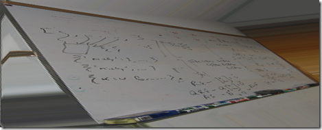 Interesting effect on the whiteboard