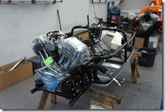 A 3 wheeler chassis, ready to be built around