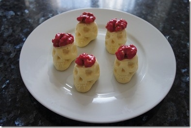 The first batch of 5 skulls