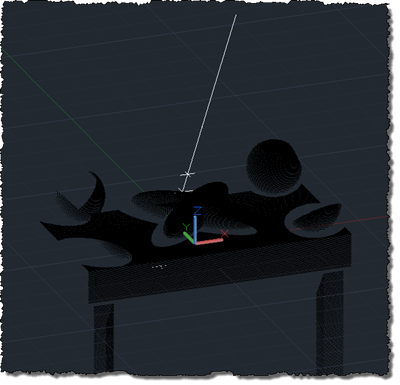 Ray from intersection to light source