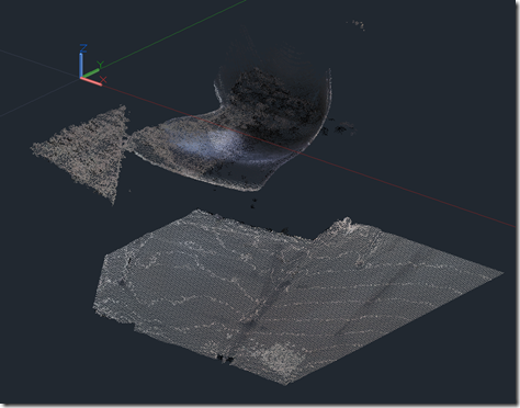 Kinect Fusion capturing an office chair