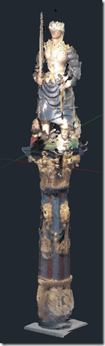 Kinect Fusion capturing Fountain of Justice