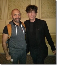 Getting snapped with Neil Gaiman
