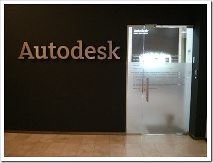 The entrance to the office