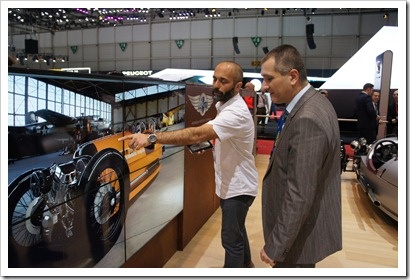 Demoing to a journalist from Greece