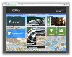Project on the home-page, with a nice percentage progress displayed