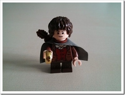 Frodo with the ring