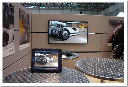 The configurator at the Morgan stand