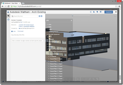 The new viewer in the Autodesk 360 Tech Preview The new viewer in the Autodesk 360 Tech Preview