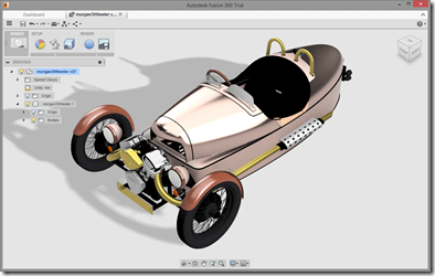 The overall Morgan 3 Wheeler