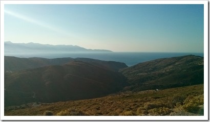 View across the island