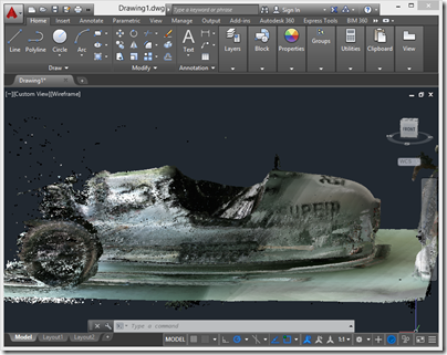 Kinect Fusion on a car