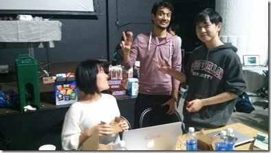 A team working with Google Cardboard A team working with Google Cardboard