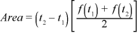 trapezoidal rule - equation