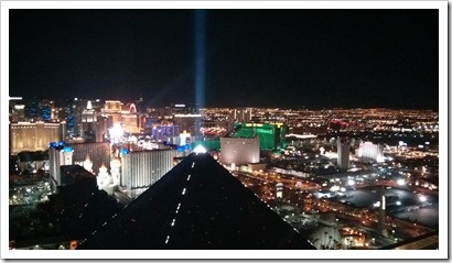 View from the top of the Delano Hotel