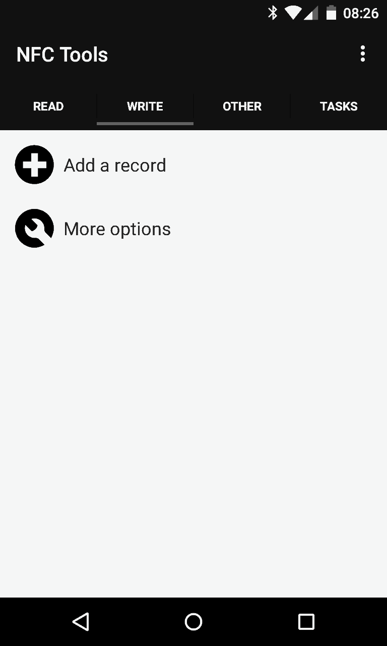 Using NFC Tools to write a custom URL tag