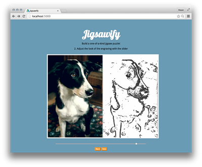 Screenshot of Jigsawify.com