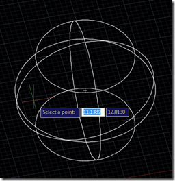 Selecting a point in a solid