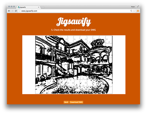 Jigsaw of a nice house