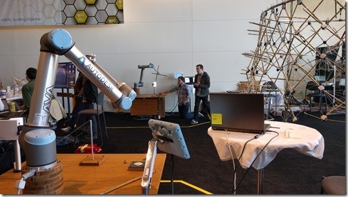 Robots building the Hive