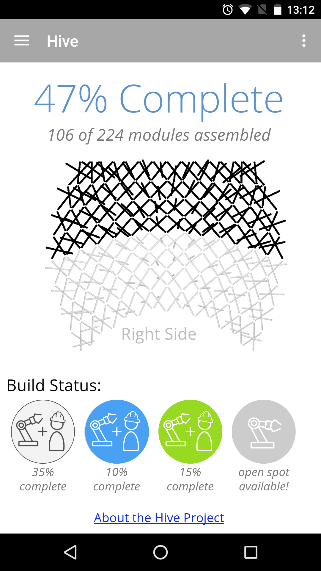 Hive update on AU mobile app