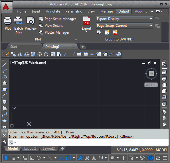 Disabling the visible toolbars and re-enabling them