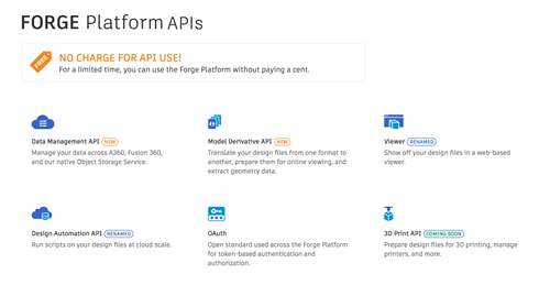 Forge Platform APIs