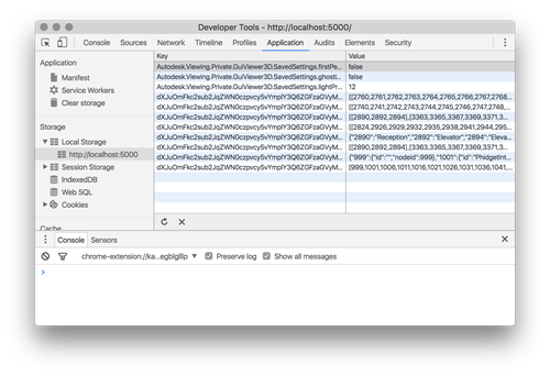 Local Storage in Chrome
