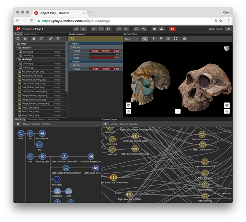 Merging skulls using Project Play